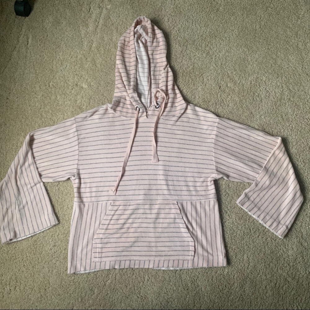 Pink and grey sweatshirt
